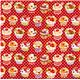 red dotted Cupcake fabric by Cosmo from Japan 2