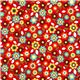 red flannel fabric colourful flowers de Robert Kaufman 2