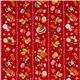 red kawaii Christmas fabric Santa Claus macaroons 2