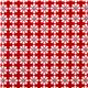 red organic fabric with flowers by Robert Kaufman 2