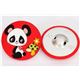 red panda button mushroom Japanese fabric button 2