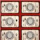 red retro place setting fabric plate cutlery Michael Miller 2