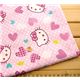 rose kawaii fabric with Hello Kitty heads half yard 1