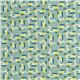 sea green birch organic fabric with green mopeds 2