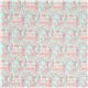 turquoise Michael Miller fabric Eiffel Tower flowers 4