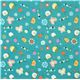 turquoise Riley Blake fabric colourful bugs insects 2