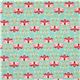 turquoise Riley Blake fabric with rosa flowers 2