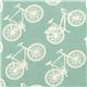 turquoise birch bike organic fabric from the USA 1
