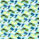 turquoise fabric with colourful birds Robert Kaufman 2