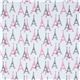 white Eiffel Tower fabric Robert Kaufman designer 2