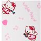 white Hello Kitty Fabric angel with harp Sanrio 0.5m 1