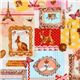 white Japanese fabric France picture framing Cosmo 1