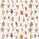 white Michael Miller fabric Alphabet Flower Fairies 2