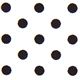 weier Michael Miller Stoff schwarze Polka Punkte 1