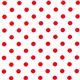 white Michael Miller fabric small red polka dots 2