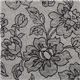 white Michael Miller fabric with flower lace illusion 1