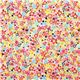 white Michael Miller fabric with many small flowers 2