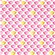 white Michael Miller fabric with pink and yellow birds 2