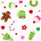 white Riley Blake Christmas fabric cute Xmas 1