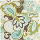 white Riley Blake fabric with turquoise flowers and Paisley 1