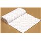 white Riley Blake flannel fabric with colourful dots 3