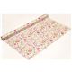 white Riley Blake laminate fabric with colourful flowers USA 3
