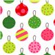 white Robert Kaufman Christmas fabric Christmas tree ball 1