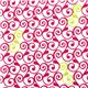 white Robert Kaufman fabric with magenta ornaments 1