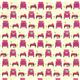 white Robert Kaufman fabric with pink armchairs & birds 2