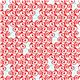 white Robert Kaufman fabric with red ornaments 2