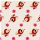 white deer Kokka oxford cloth fabric kawaii Japan 1