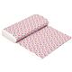 white designer flannel fabric with rosa mini elephants 3