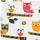white fabric cute owls Robert Kaufman On a Whim 2 1