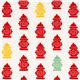 white fabric with red hydrants de Robert Kaufman 1