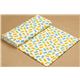 white fabric with yellow and green chicks Realizzato da Robert Kaufman 3