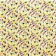 white flower premium laminate fabric par Robert Kaufman  2