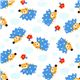 white hedgehog fabric mushroom cloud by Timeless Treasures 1