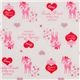 white kawaii Bambi fabric with glitter from Japan 1