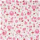 white kawaii Christmas fabric Bambi bunny glitter Japan 2