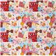 white kawaii fabric France animals sweets Japan 3
