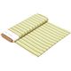 white monaluna organic fabric with colourful stripes USA 3