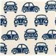 white oxford fabric with blue cars de Jap�n1