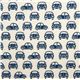 white oxford fabric with blue cars de Jap�n2
