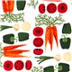 white vegetable fabric par Robert Kaufman from the USA 1