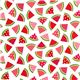 white watermelon fruit fabric par Robert Kaufman 2