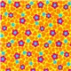 yellow Japanese flower fabric with apples hearts 2