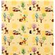 yellow Riley Blake fabric kawaii owl hedgehog deer 2