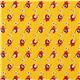 yellow deer Kokka oxford cloth fabric kawaii Japan 2