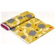 yellow echino canvas fabric Dahlia bird & flower Japan 3