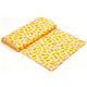 yellow fabric with pink and orange chicks par Robert Kaufman 3